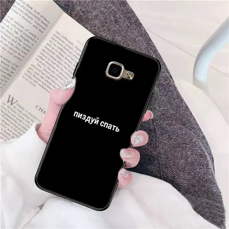 

YNDFCNB Russian Quote Slogan Phone Case For Samsung Galaxy A30 A20 S20 A50S A30S A71 A10 A10S A7 A8 A6 plus Cases