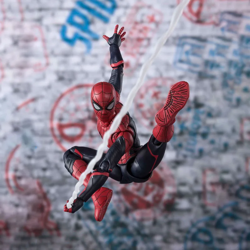 Оригинал BANDAI S.H.Figuarts Марвел Мстители паук-Man 2: Far to Home Человек-паук улучшенный