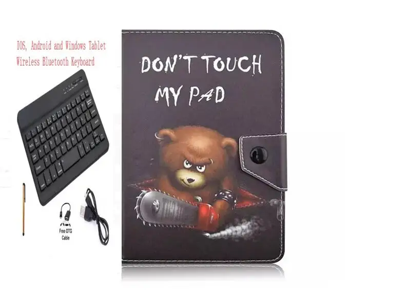 Keyboard Case Чехол для chuwi Hi9 Air 10,1 дюймов покрытие клавиатуры Bluetooth для chuwi Hi9 Air Tablet Keyboard PU кожаный чехол-подставка+ ручка - Цвет: Keyboard Case