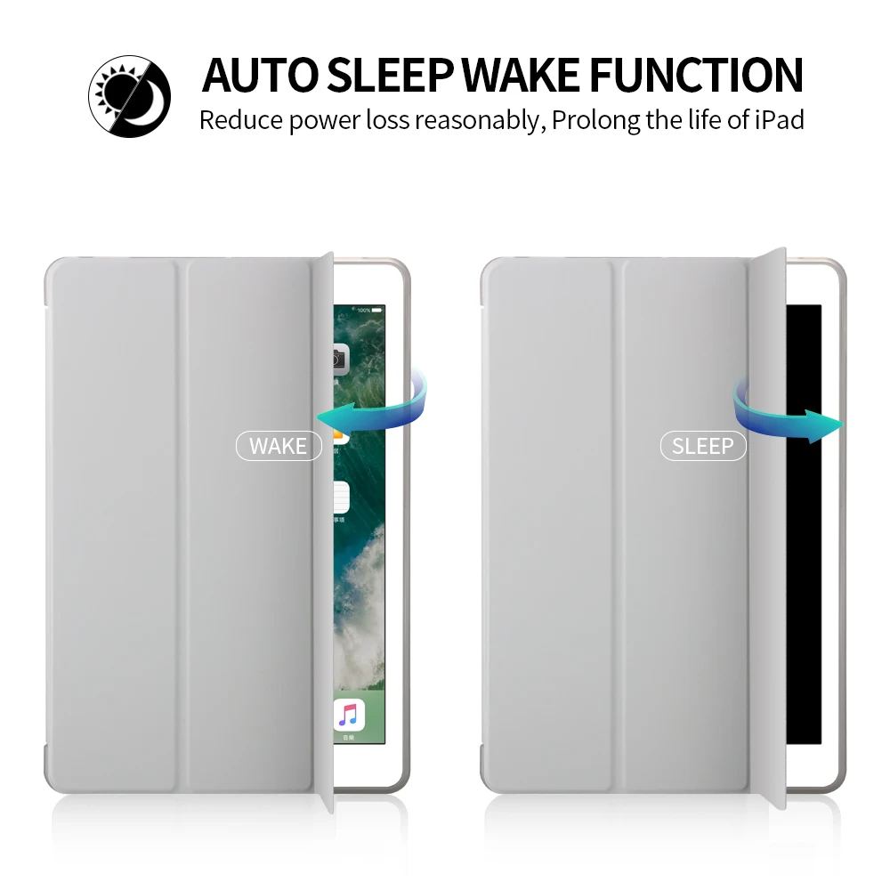 Чехол для iPad Air 1 из искусственной кожи силиконовый защитный чехол умный Apple ipad A1474