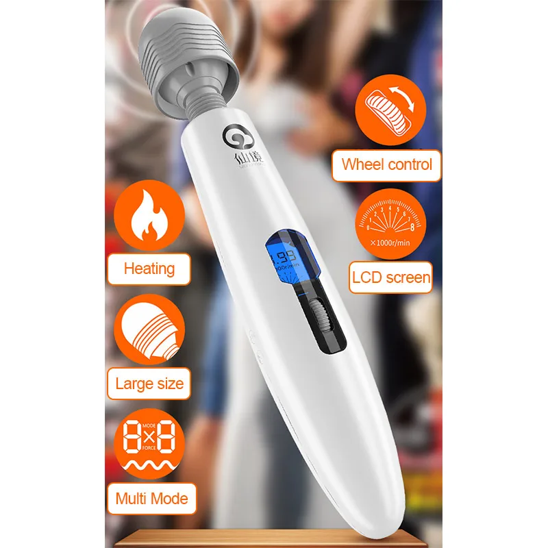 Японская большая волшебная палочка вибратор для точки G женщин Стимулятор