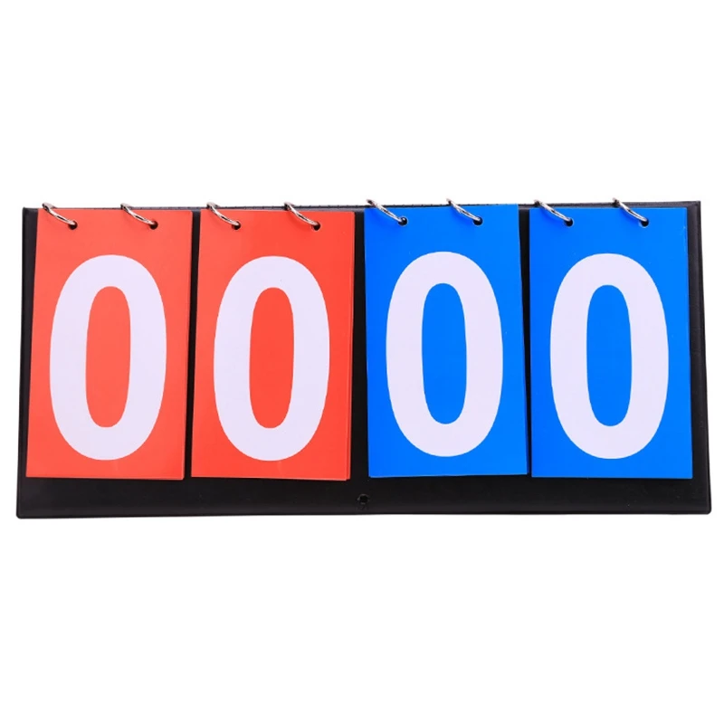 

4 Digit Score Board Basketball Soccer Scoreboard for Basketball Football Badminton Volleyball Table Tennis