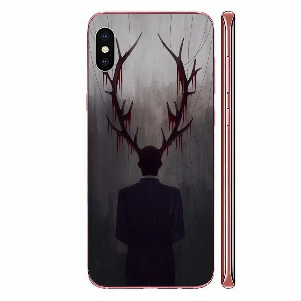 Черный чехол Hannibal для iPhone SE2020 11 Plus Pro X XS Max XR 8 7 6S SE 4S 5 5C | Мобильные телефоны и