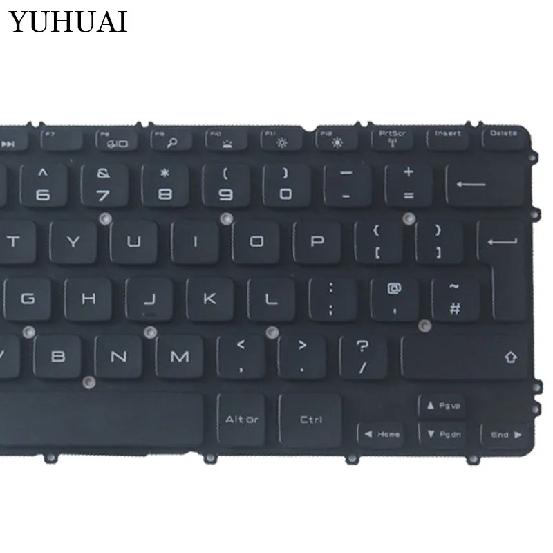Новая клавиатура для компьютера c английской раскладкой для Dell Precision M3800 XPS 15 9530 Черная клавиатура с подсветкой
