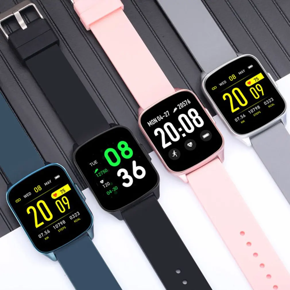 

New Sport Silicone Smart Watch Women Men Smartwatch For Android IOS Waterproof Fitness Tracker Bluetooth Electronics Smart Clock