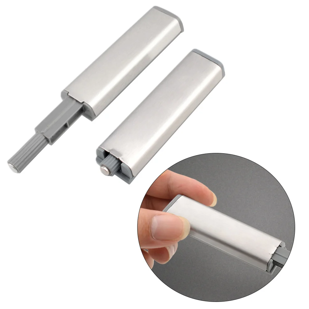 

10pcs Stainless Steel Cabinet Door Magnetic Rebounder Push To Open Door Closer Automatically Open Kitchen Furniture Hardwa