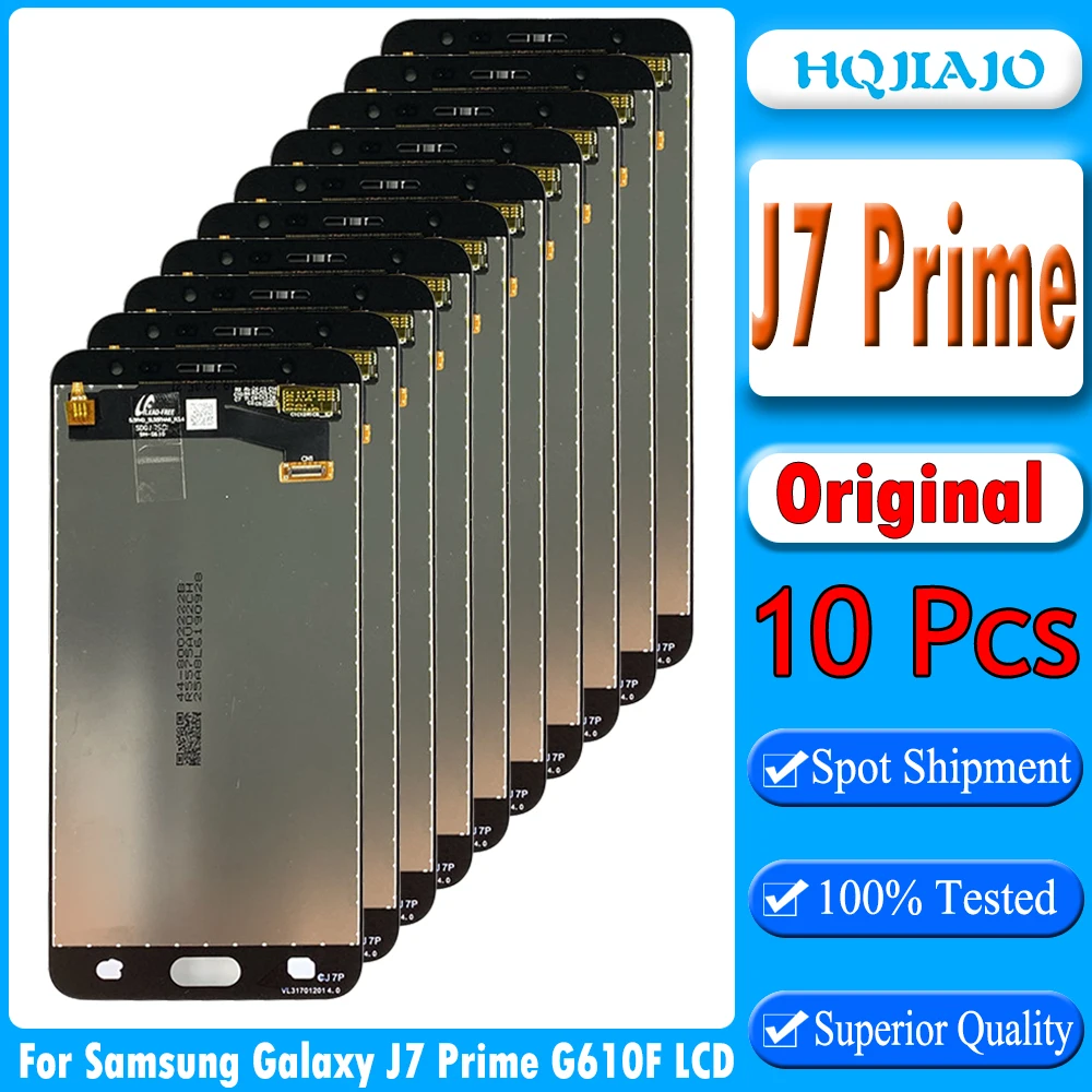 10 шт./лот для Samsung Galaxy J7 Prime G610F сенсорный экран дигитайзер ЖК-дисплей Настройка G610