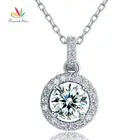 Цепочка из серебра 925 пробы с подвеской в виде павлина и звезды, 1 карат