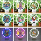 DIY алмазная живопись, светодиодная неоновая лампа s, специальная форма, искусственное украшение светильник вые украшения, Рождественский подарок