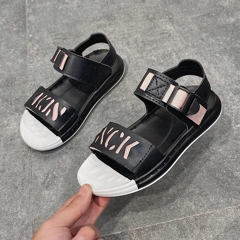 Детские Классические сандалии 2020 новая обувь для девочек Дети Мальчики широкая