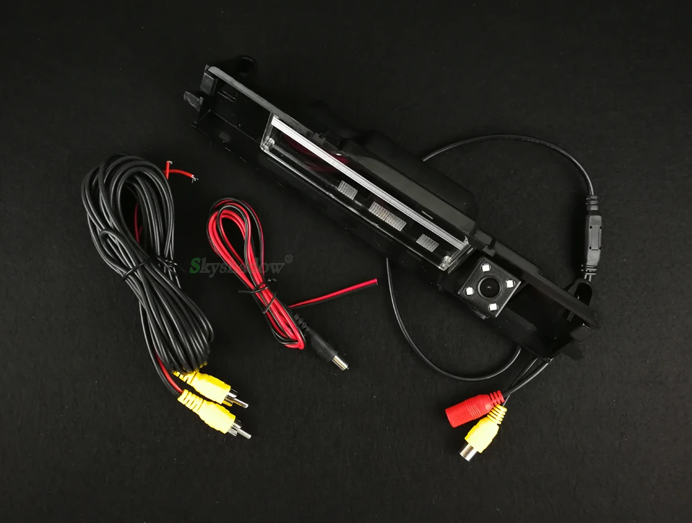 HD Автомобильная CCD-камера ночного видения водонепроницаемая 4 светодиода камера