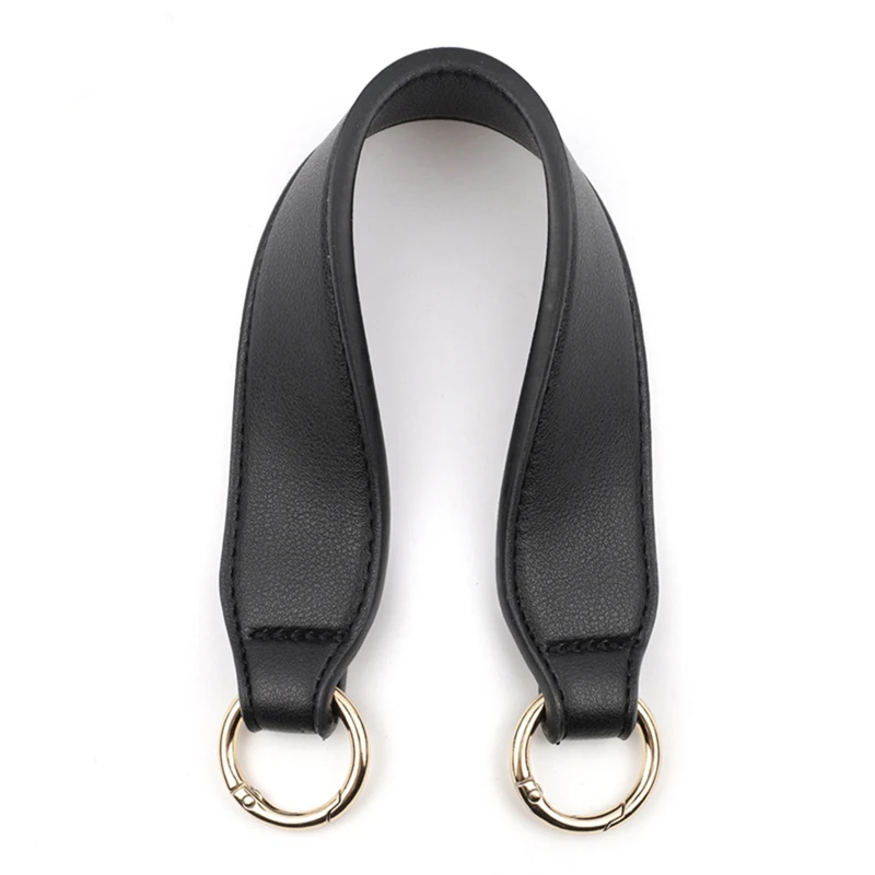 

PU Leather Handle Strap Detachable Buckle Replacement for Beach Bag Bucket Handb M5TE