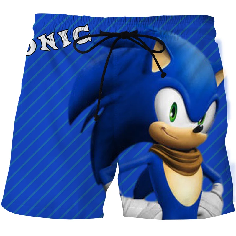 

Summer Mens Shorts Blue Hairy Kid Anime Printed Men Swimm Trunks 3D Man Swimsuit Surf Shorts Beach Shorts Male Bermudian Shorts