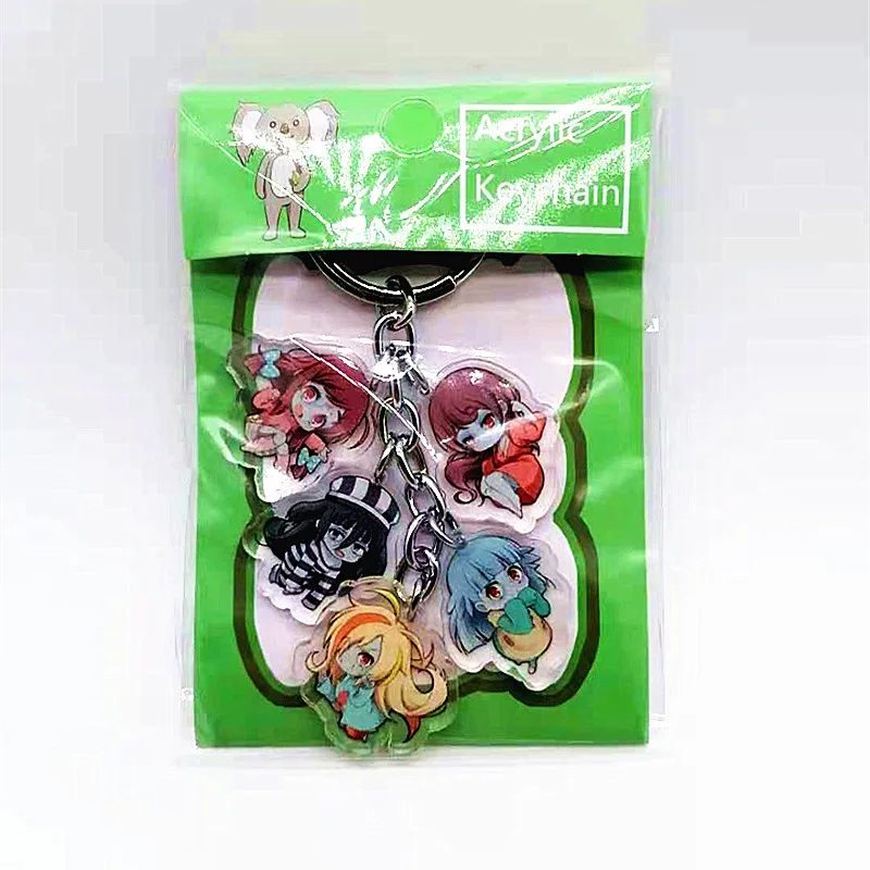 Акриловый брелок для ключей с рисунком из аниме зомби-Земля | Украшения и