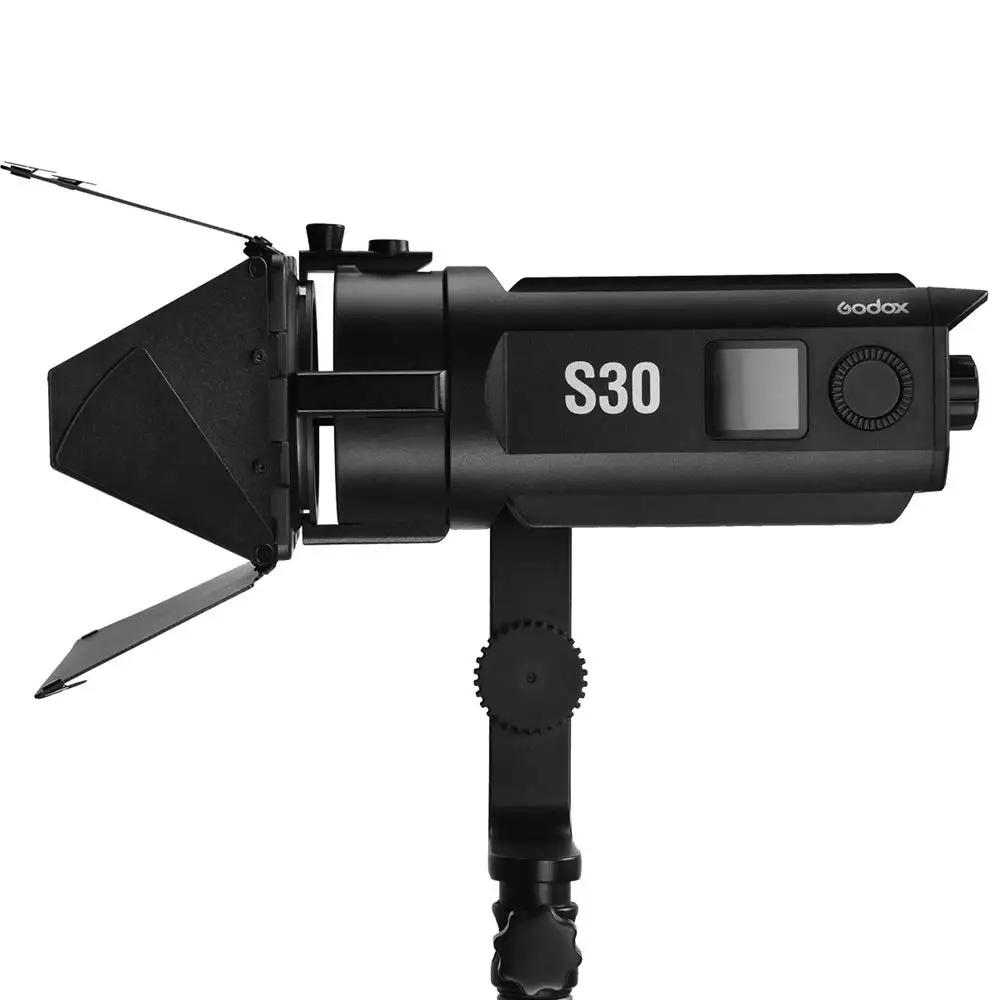Godox S30-D 90 Вт фокусирующий Светодиодный точечный светильник с комплектом аксессуаров 5600 цветовая температура, CRI 96+, непрерывный светодиодный светильник для видео светильник
