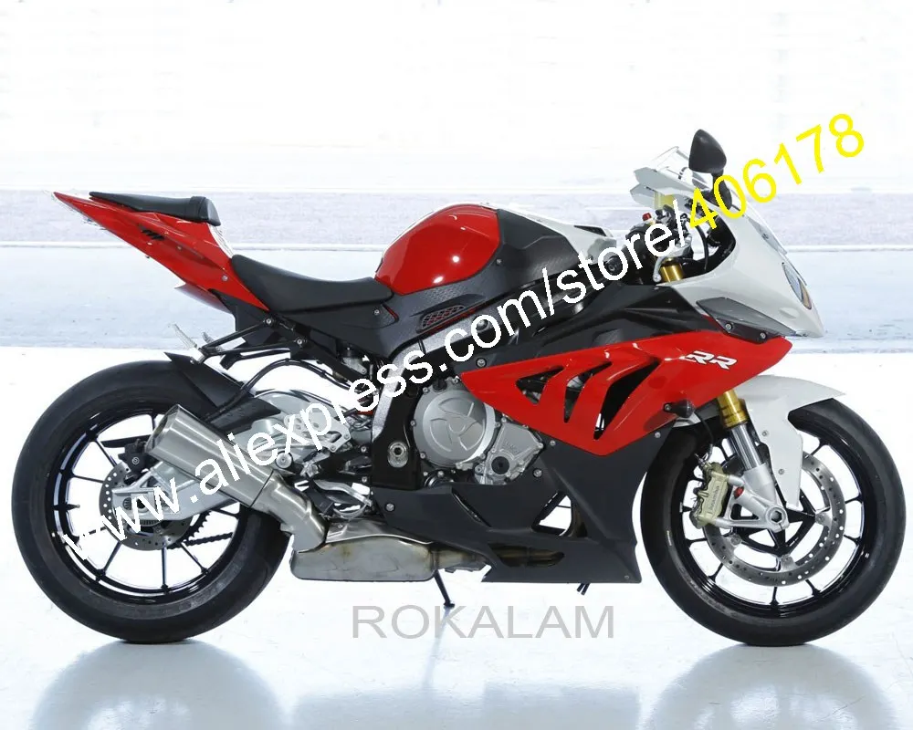 Обтекатели для BMW S1000RR S1000 RR S 1000RR 2010 2014 красные черные белые кузова (литьё под
