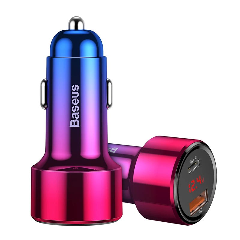 Автомобильное быстрое зарядное устройство Baseus 45 Вт 6A Mini USB QC3.0 для быстрой зарядки