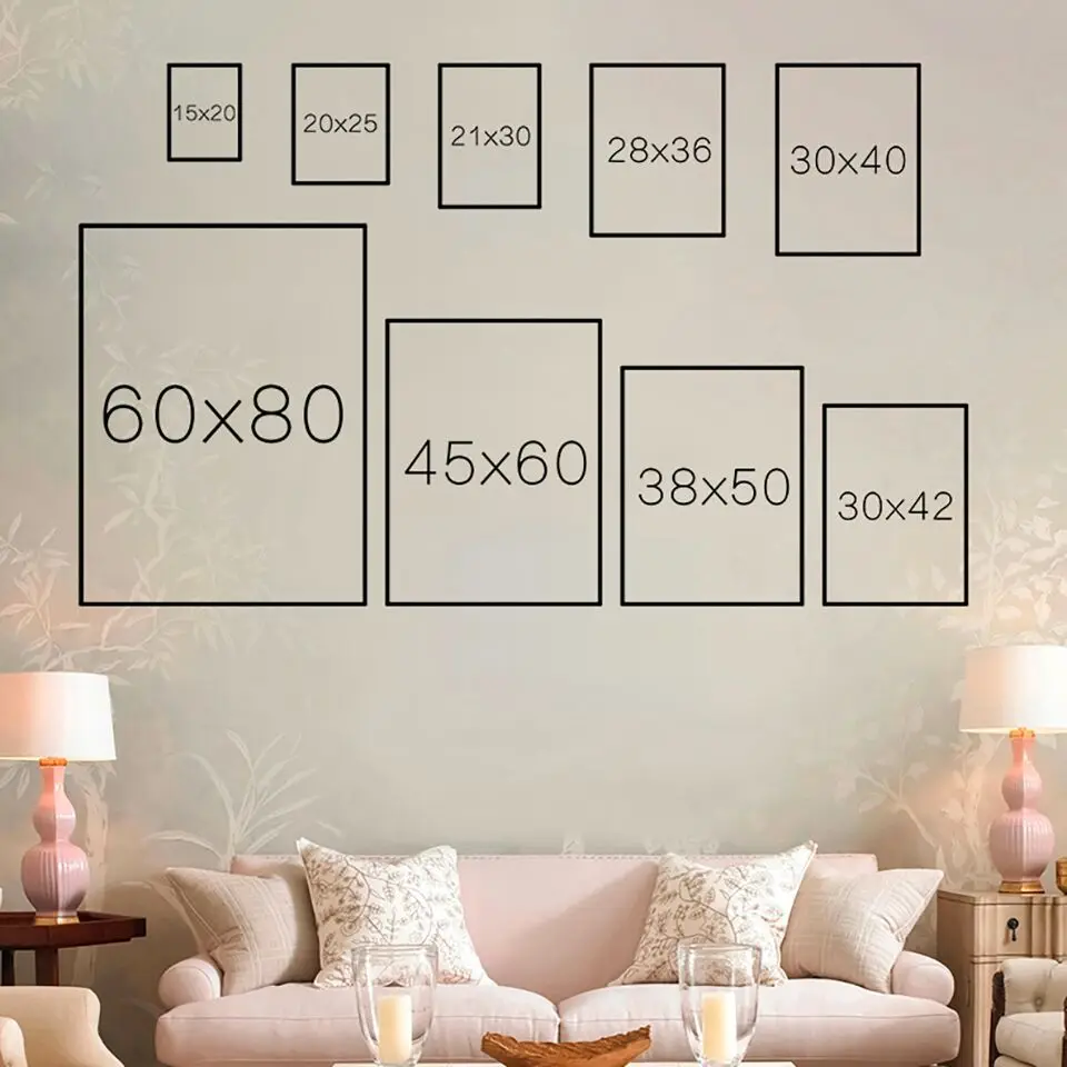 Nordic Abstract World Map Canvas Art Print Wall Pictures Geometric Low Poly of Poster Painting Home Decoration | Дом и сад