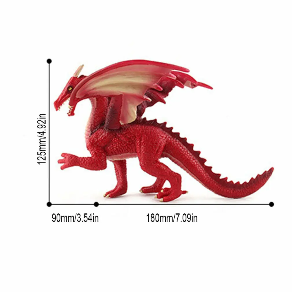 

Large Fiery Dragons Figure Toy Set Educational Simulated Dinosaur Model Dinosaur Toy Simulation Toy Dinosaur Collection Model
