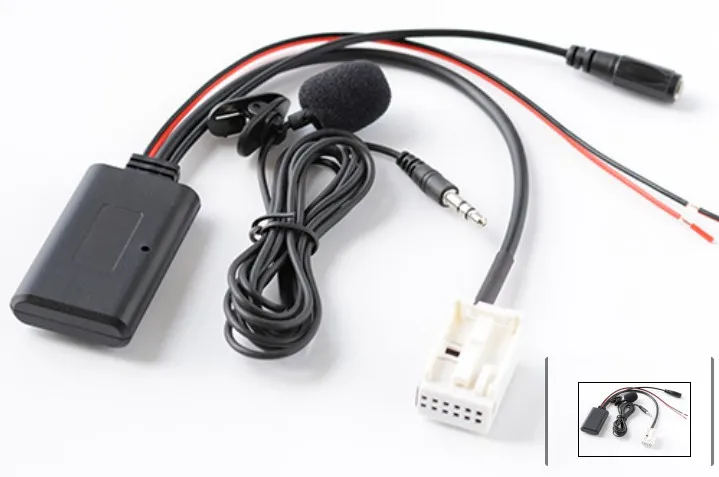 Bluetooth 5 0 модуль аудио Aux в Музыка адаптер для Volkswagen RCD210 RCD300 RCD310 RNS300 RNS310 MFD2 12
