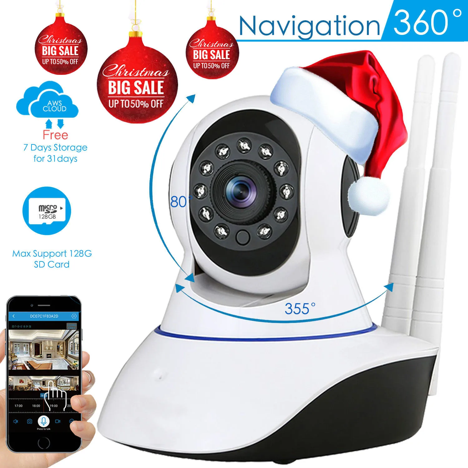 Беспроводной IP Камеры Скрытого видеонаблюдения Ночное видение Видеоняни и