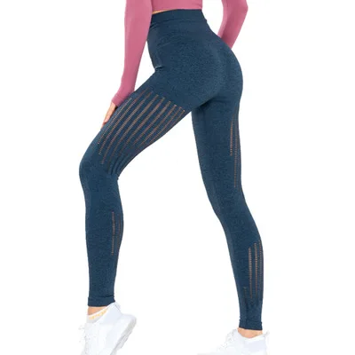 

Sexy High Waist Yoga Pants Seamless Women Sports Leggings Fast Dry Fitness Solid Athletic Workout Long Tights Gym Running Girls