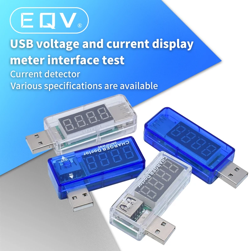 Цифровой USB-измеритель напряжения и зарядного устройства вольтметр амперметр -