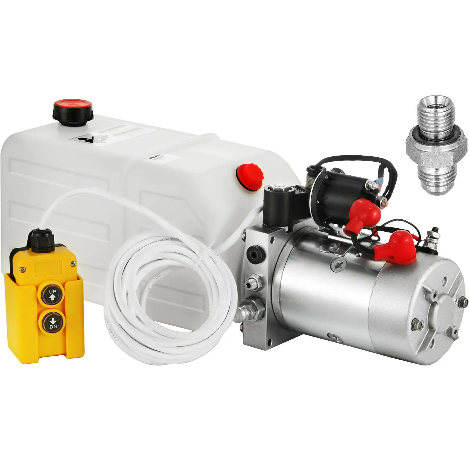 

Electric Hydraulic Pump 7L Single Acting Plastic Reservoir for Dump Trailer