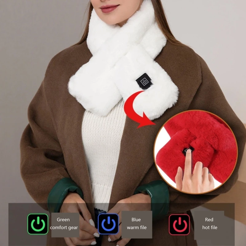 Шарф с зарядным устройством и шарф для тепловой терапии мальчиков девочек мужчин