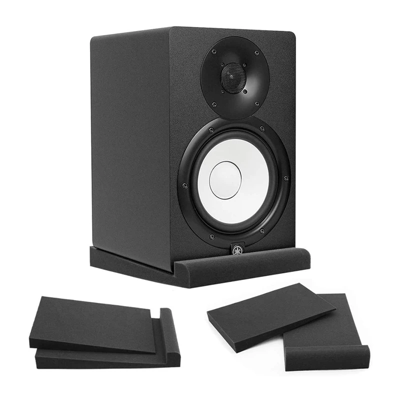 New-1 Set Soundproof Pad Studio Monitor Isolation High Density for 5 Inch Speaker |