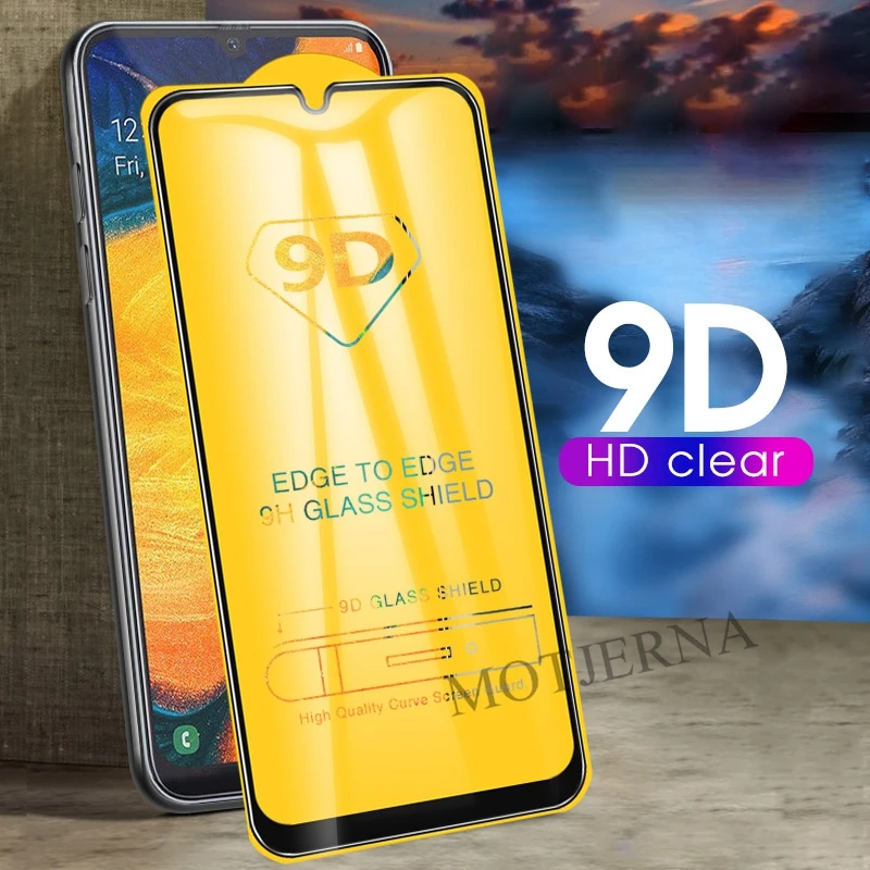 9D изогнутое полное защитное закаленное стекло для Samsung Galaxy A50 A30 A10 A20 Защитная