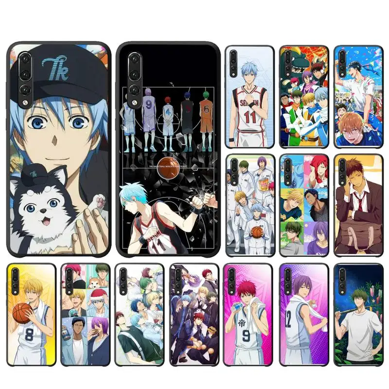 

YNDFCNB Kuroko No Basket Anime Phone Case For Huawei Y6 2018 Y7prime2019 funda Case for Y8p Y9 2019 Capa