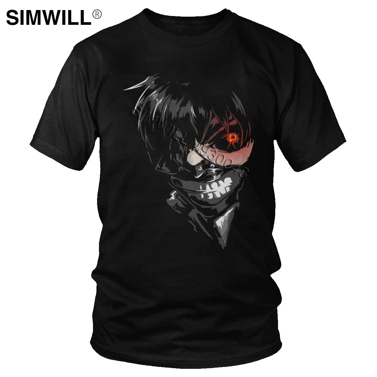 

Harajuku Tokyo Ghoul Tee Shirts for Men Soft Cotton Japanese Anime Kaneki Ken T Shirt Short Sleeved Manga Fans T-shirt Gift Tops