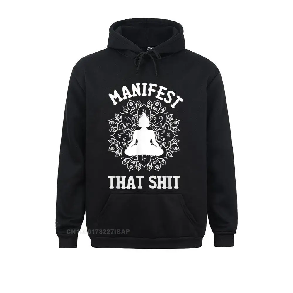 

Manifest That Shit Mandala Law Of Attraction Spiritual Hooded Pullover Normcore Fitness Autumn Hoodies Cheap Sportswears Women
