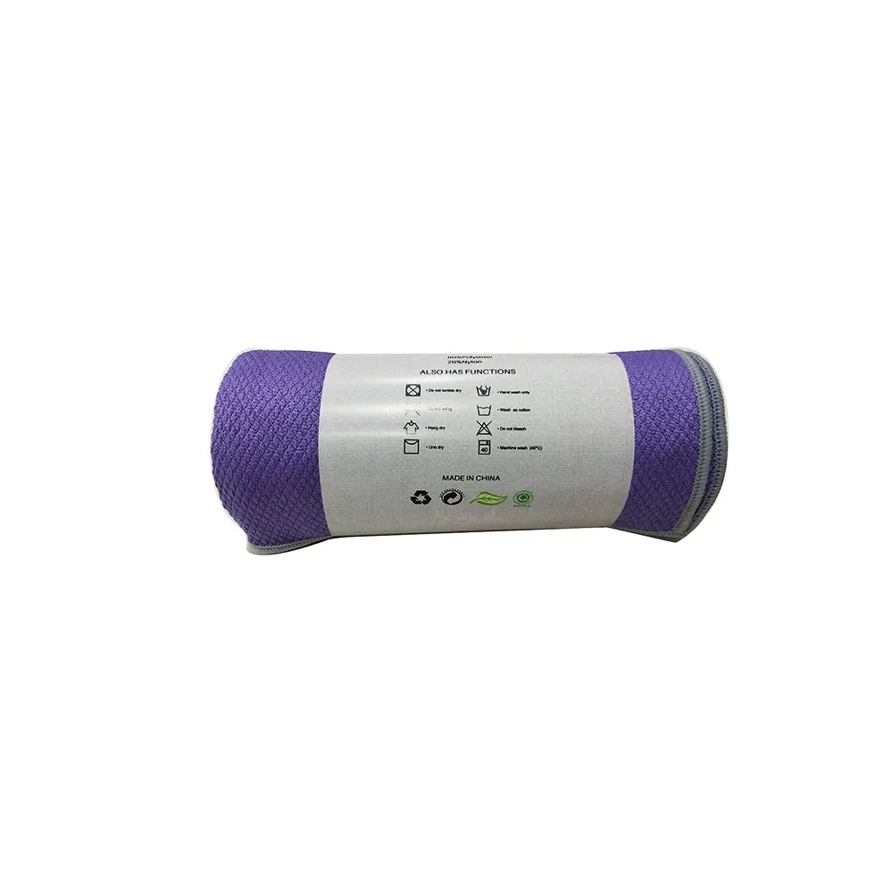 Горячее предложение полотенце для йоги нескользящий супер абсорбент плюш