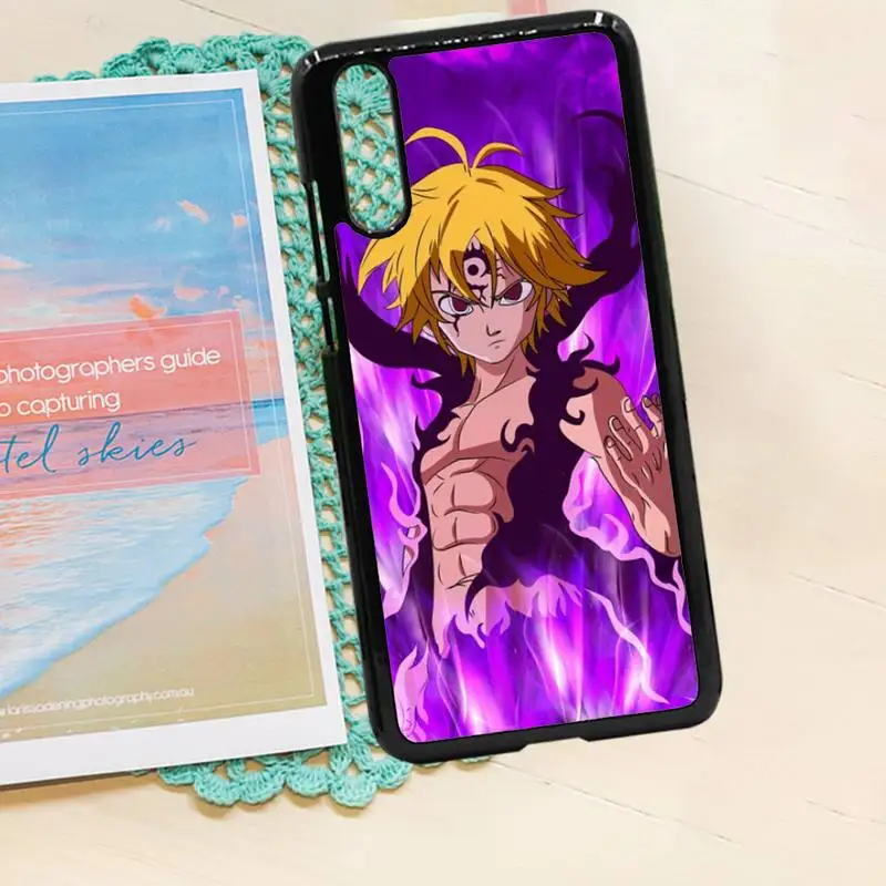

Meliodas Seven Deadly Sins anime high quality Phone Case funda PC for iPhone 11 12 pro XS MAX 8 7 6 6S Plus X 5S SE 2020 XR