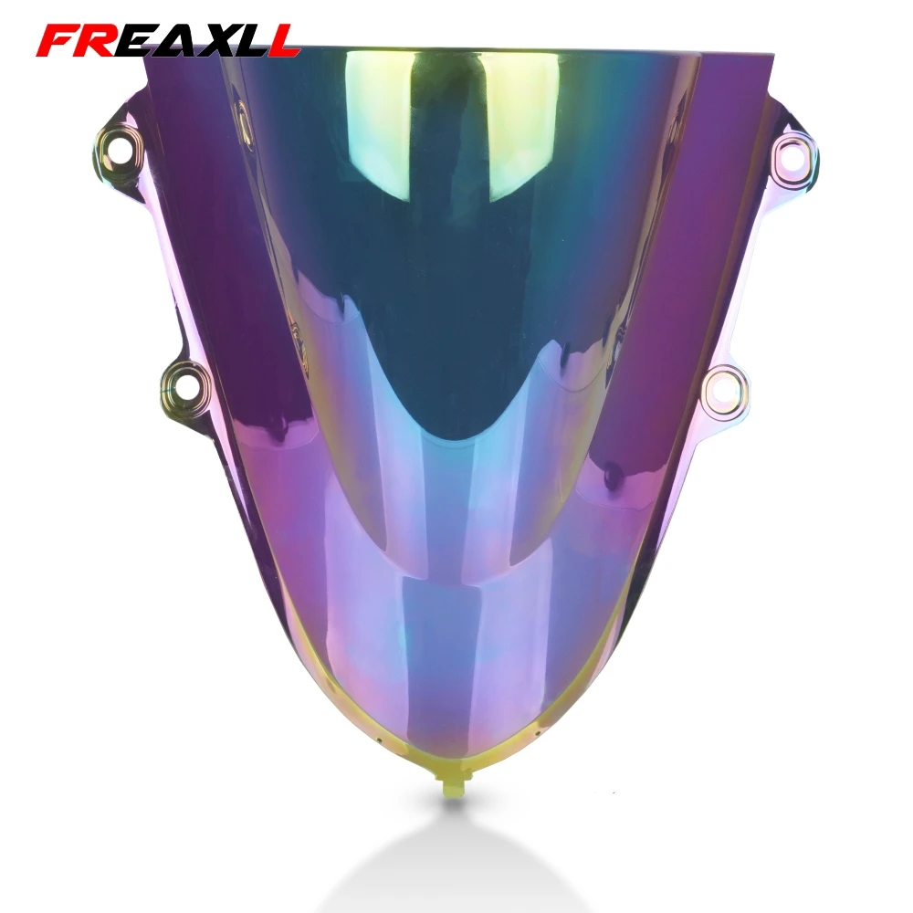 For YAMAHA YZF R125 R15 V3.0 2017 2018 2019 2020 Double Bubble Motorcycle Visor Viser Sport Windshield WindScreen Wind Deflector |