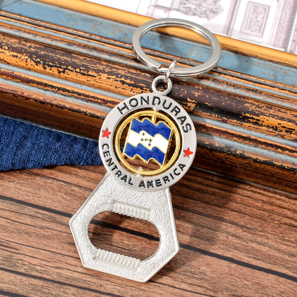 Vicney Honduras Центральная Америка брелок новейшая многофункциональная открывашка для пива, подвеска для ключей цинковый сплав этнический стиль бар брелок для ключей