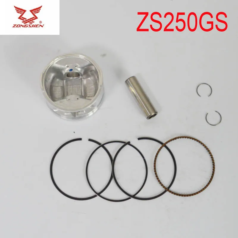 Zongshen LY250 zs250gs 72 5 мм поршневых колец контактный комплект 250cc Мотоциклетные