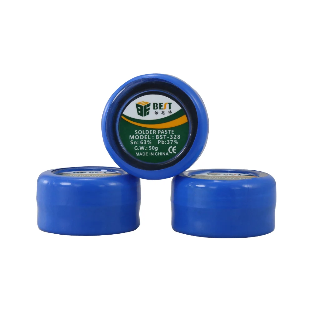 Jyrkior BST 328 50 г Sn63 / Pb37 Оловянная паста свинцовая паяльная сварочный флюс для PCB BGA SMD