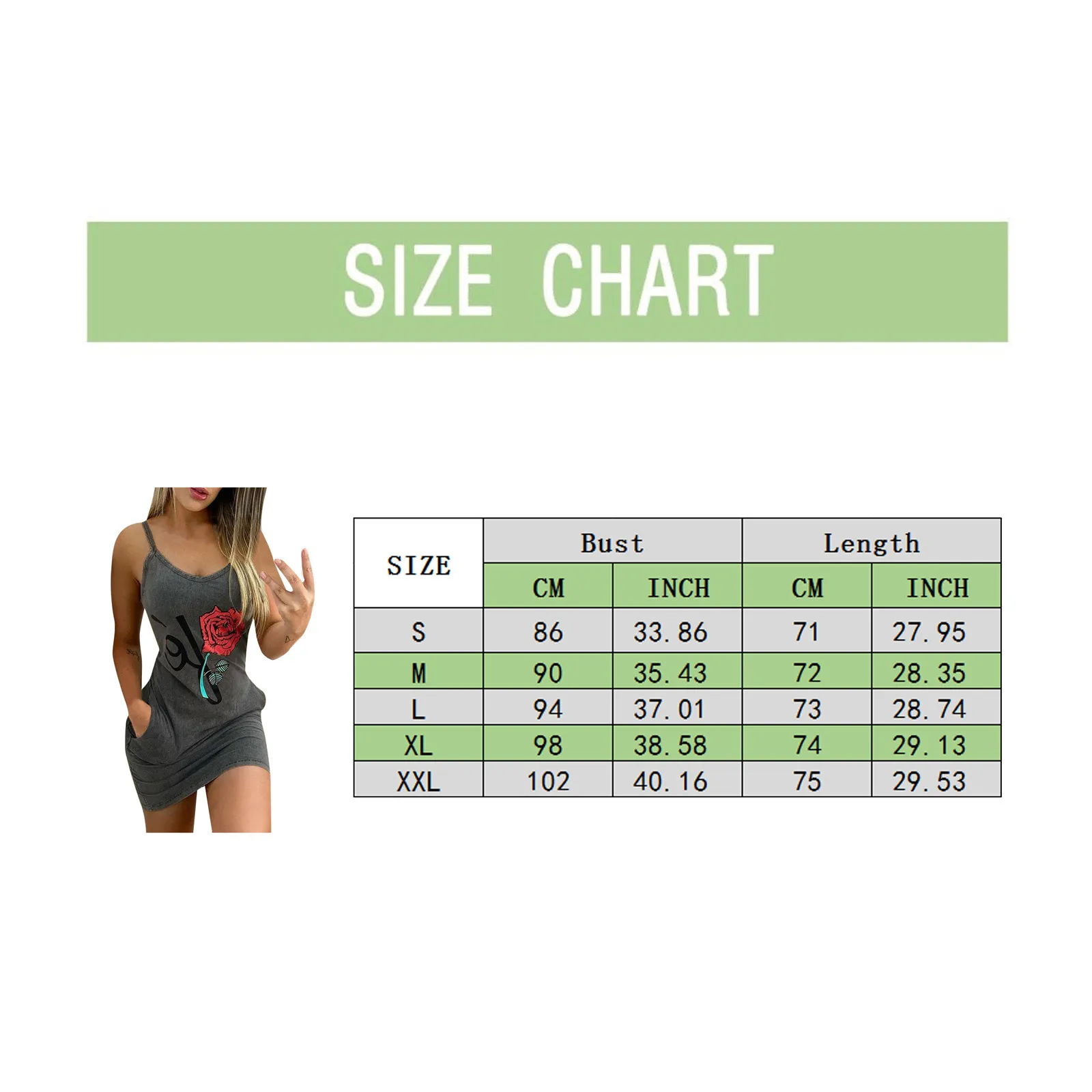 

Fashion Rose Print Dress Women's Printed High Waist Waist Sleeveless Dress Woman Silm Party Dress 2021