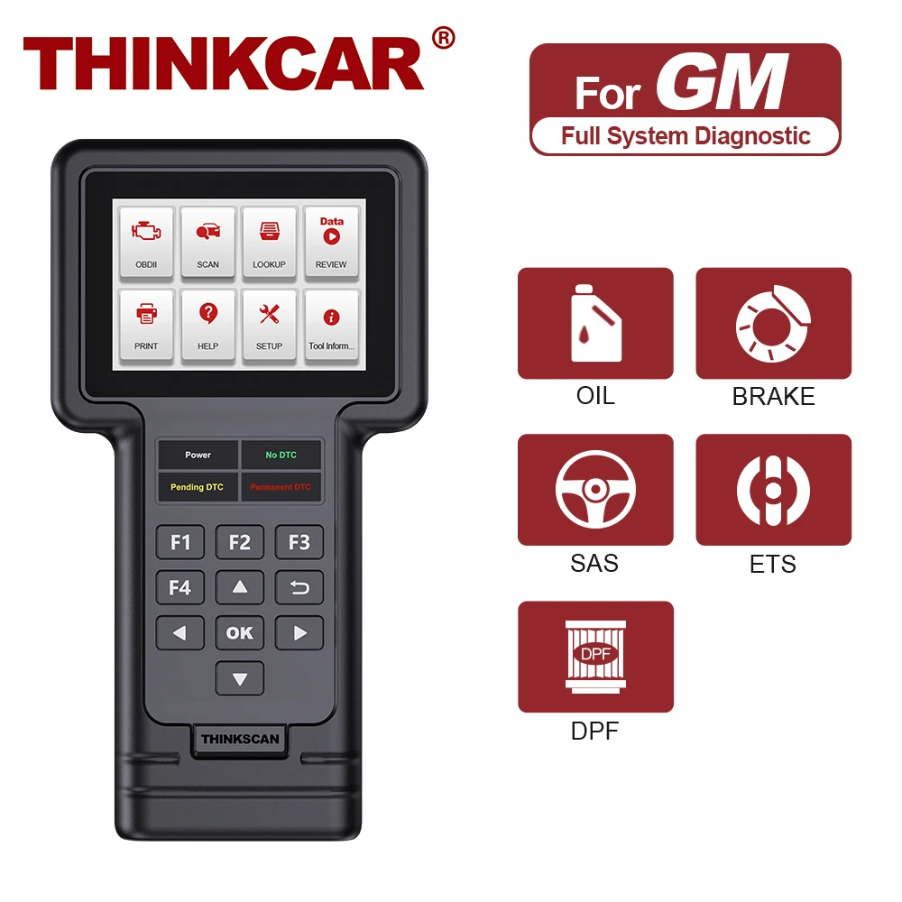 

Полный системный считыватель кодов THINKCAR Thinkscan S05 GM, диагностический инструмент