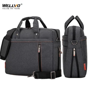large laptop handbag expandable briefcase business office work documents travel bag 13 14 15 6 17 3 inch macbook case bags xa64c free global shipping