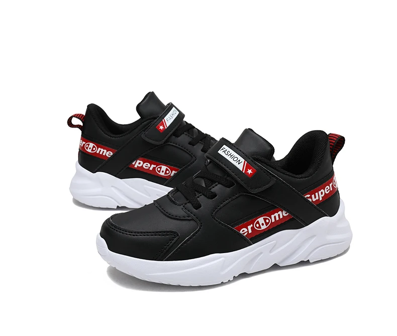 Autumn and winter leather sneakers cheap boys shoes casual shoes