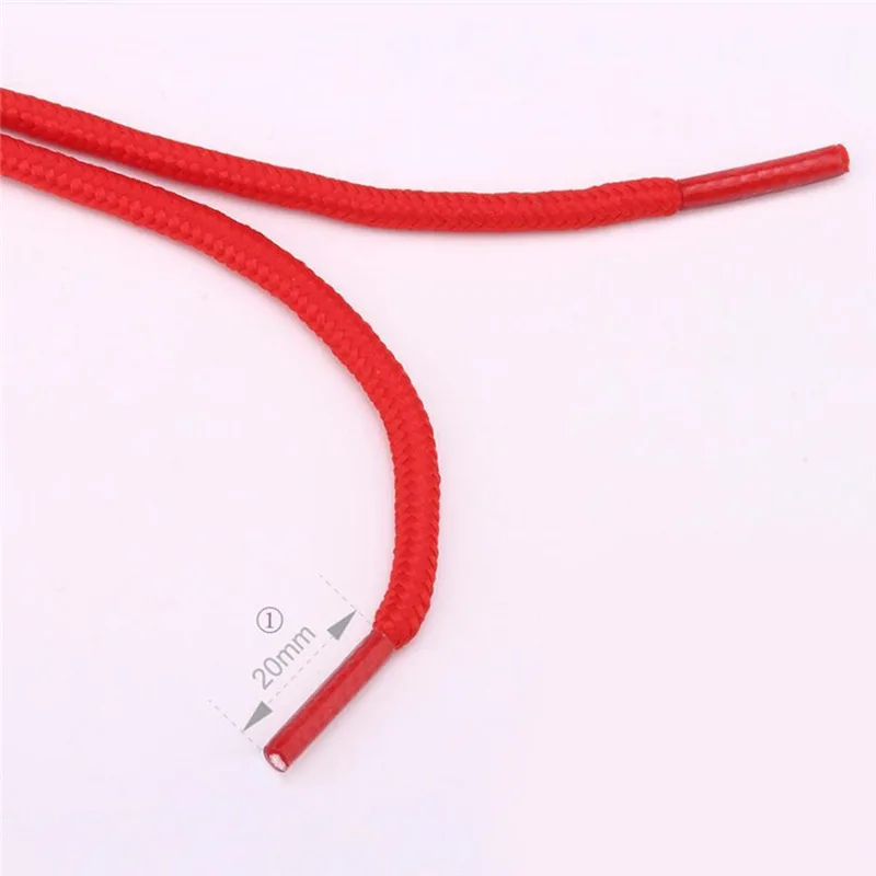 

1Pair Round Shoes Lace Solid Round Casual Shoelace Leisure Sneakers Unisex Kids And Adult Colourful Shoelaces 120cm