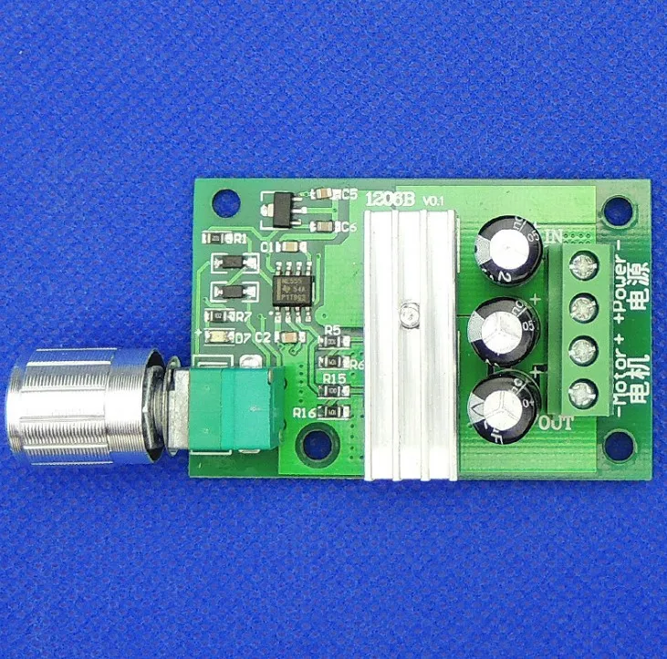 PWM регулятор двигателя пост. Тока 6v12v24v28v 3A переключатель скорости регулирование