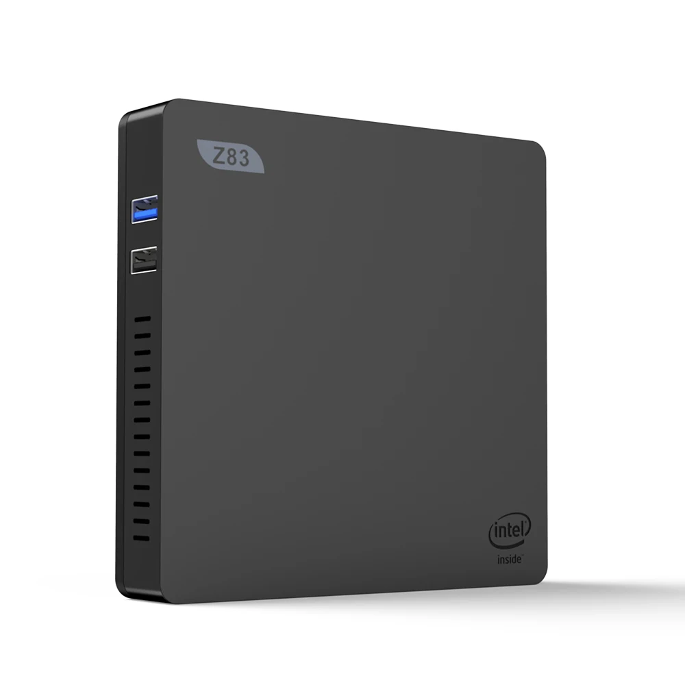 Мини-ПК Z83 с Windows 10 четырехъядерный процессор Intel Atom Z8350 4 ГБ/64 ГБ HDMI VGA двойной Wi-Fi 1000M