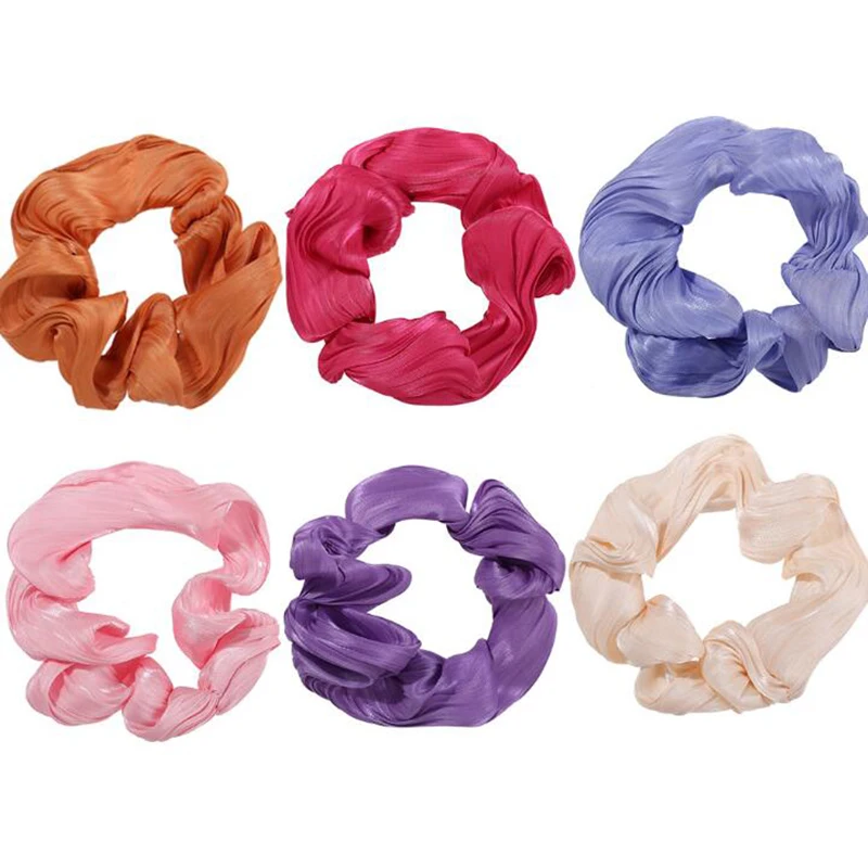 Резинка для волос в стиле ретро женщин и девушек эластичная тканевая завязка с