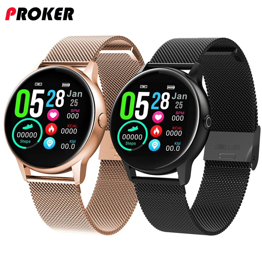 Смарт часы Proker мужские спортивные с шагомером и Пульсометром|Смарт-часы| |