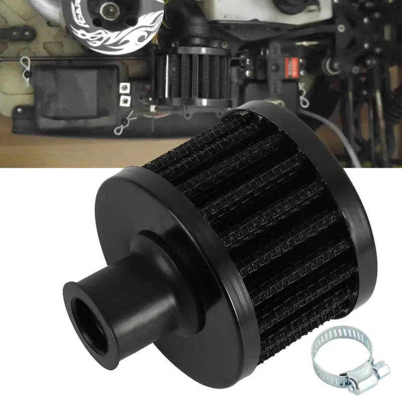 Vehemo 12 мм Авто воздушный фильтр автомобиля Vent Универсальный клапан Картера Turbo Intake